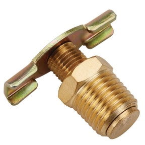 Drain Valve for Air Compressor Tank, 3/8" NPT Brass