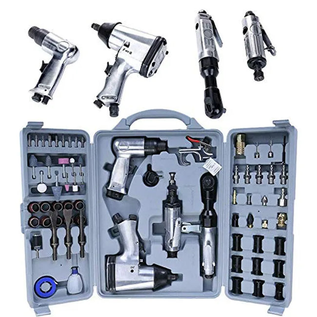 71 Piece Air Tool Set, Air Tool Accessories and Storage Case