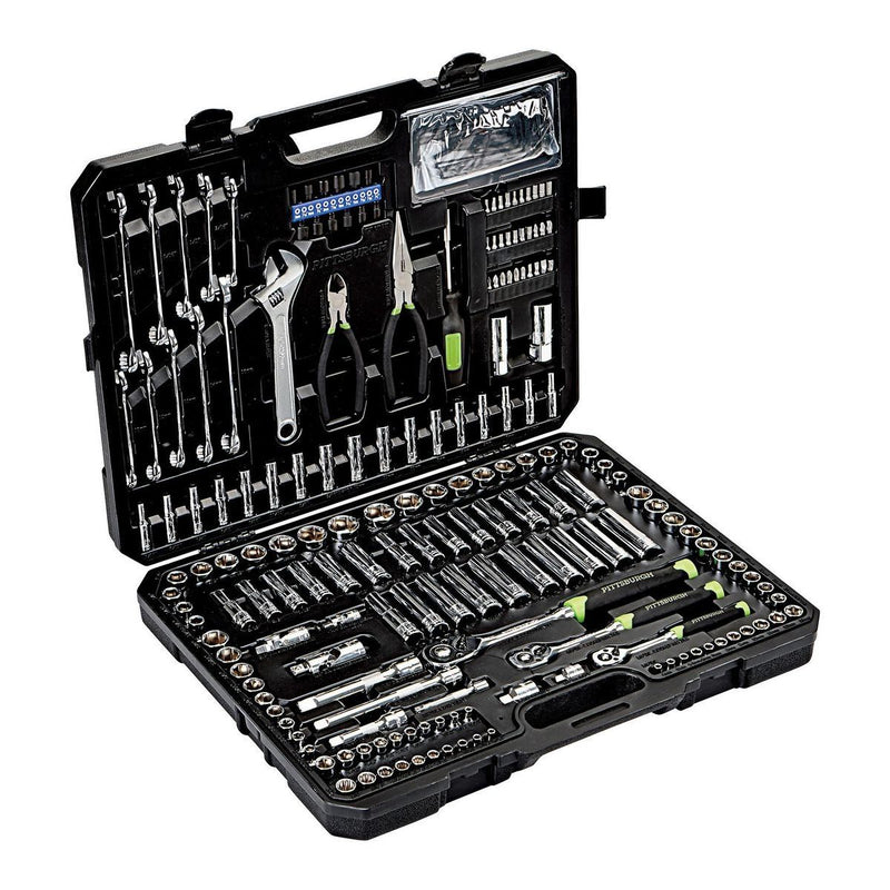 Mechanics Tool Set, 225 pc SAE 6-Point Socket and Tool Set